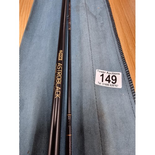 149 - A Ryobi astro black flyrod in very clean hardly used condition. Length is 8'6