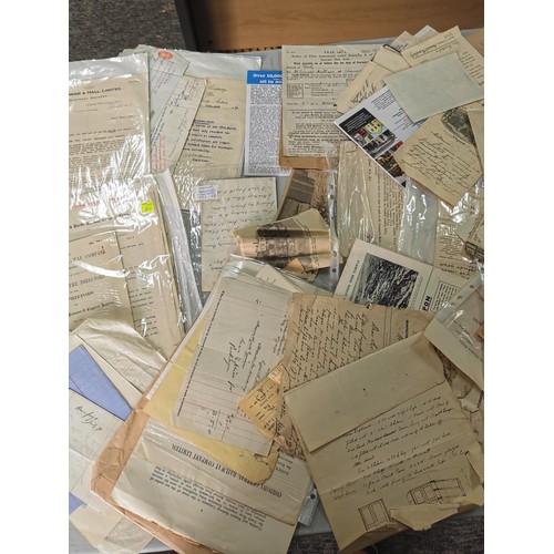 3 - Large quantity of vintage ephemera inc investment papers, tax returns, correspondence along with a l... 