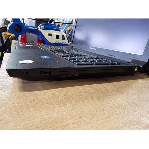 168 - A Lenovo B590 laptop with a core i3 processor, 4GB of ram, windows 10 pro installed, featuring 110gb... 