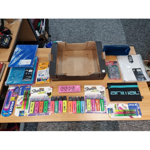 192 - A large quantity of new and sealed stationary items  to include pilot highlighter pens, a large quan... 