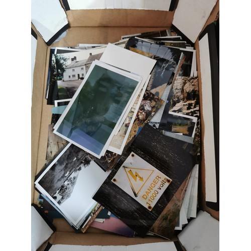 219 - 2x boxes containing a large quantity of photographs covering various genre inc stills, flower pictur... 