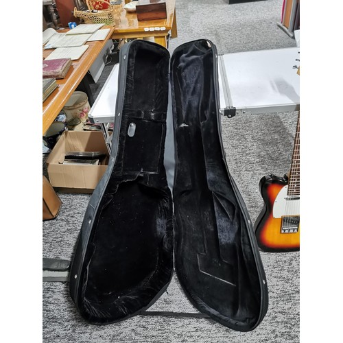 207 - Cased legend vintage quality performance electric guitar complete in felt lined carry case