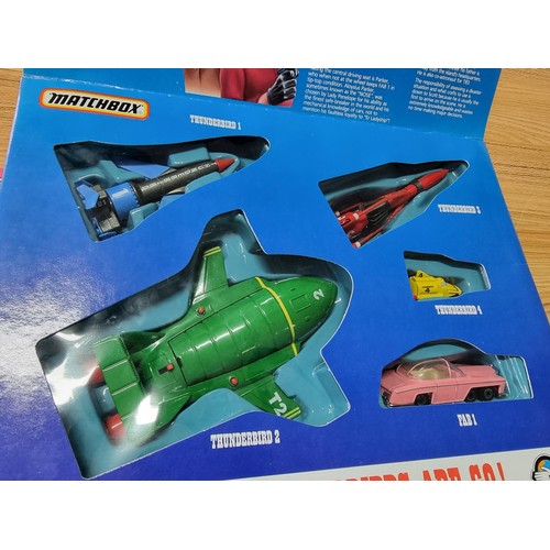 141 - 2x brand new and boxed vintage matchbox Thunderbirds boxed sets to include a Thunderbirds rescue pac... 