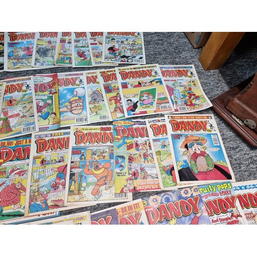 208 - A large quantity of approx 120 Dandy comics dating from 1990's/2000's including 7 still retaining or... 