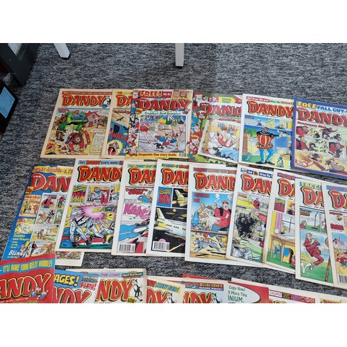 208 - A large quantity of approx 120 Dandy comics dating from 1990's/2000's including 7 still retaining or... 