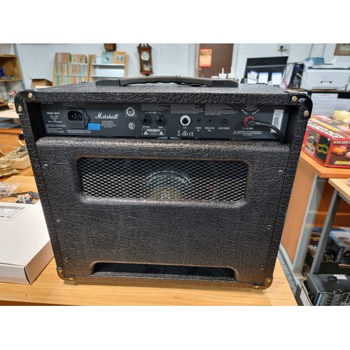 224 - A Marshal DSL5CR 5w all valve guitar amplifier combo. Includes box, mains leads, manuals and foot co... 