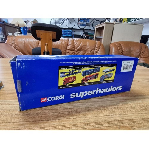 187 - A boxed Corgi Superhaulers Marmite lorry along with 3 as new diecast lorries.