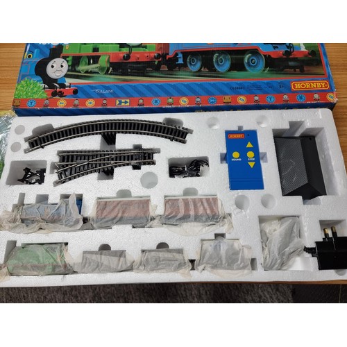 211 - A brand new and boxed Hornby R9045 Thomas and Percy electric trainset, still has original packaging ... 