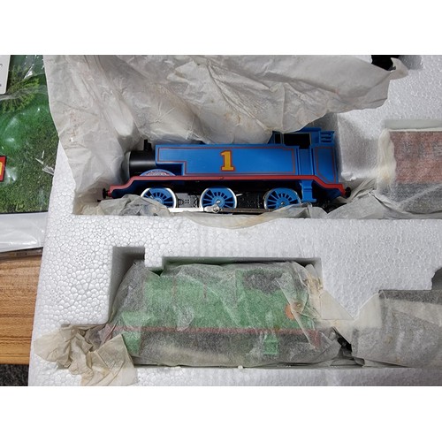 211 - A brand new and boxed Hornby R9045 Thomas and Percy electric trainset, still has original packaging ... 