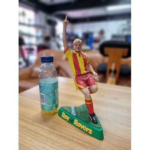 237 - A large Roy of the Rovers figurine with its original box by Robert Harrop. Marked to the base Roy of... 