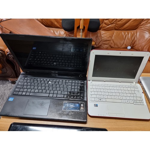 238 - 5x laptops all spares or repairs to include a MacBook pro model A1278.