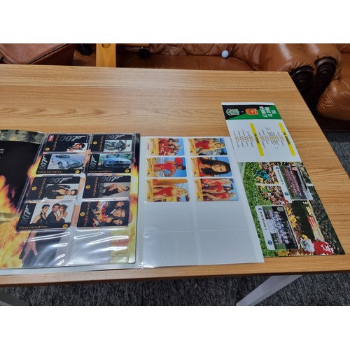 239 - 3 sets of collectable phone cards to include a nearly complete James Bond Goldeneye set, a Baywatch ... 