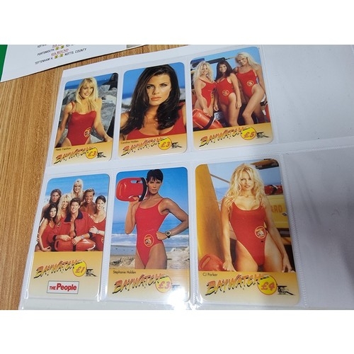 239 - 3 sets of collectable phone cards to include a nearly complete James Bond Goldeneye set, a Baywatch ... 