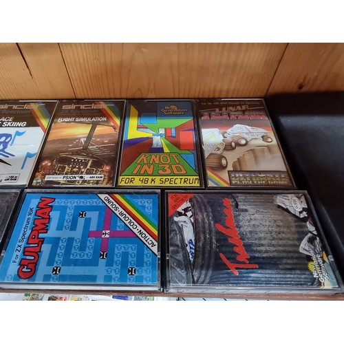 247 - 25 vintage video game cassettes for the ZX spectrum to include some good titles.