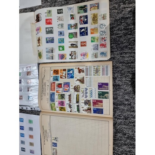 248 - A large quantity of organised stamps to include 25 sheets of various British stamps and 2 stamp albu... 