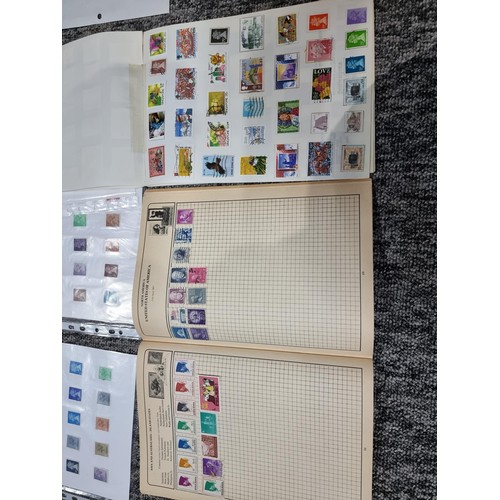 248 - A large quantity of organised stamps to include 25 sheets of various British stamps and 2 stamp albu... 