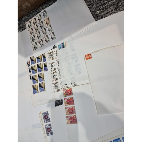 250 - A very large comprehensive quantity of organised British stamps on stamp album paper, mostly contain... 