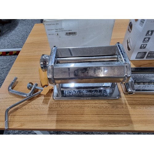 217 - A boxed pasta maker by Vogue along with a box Ambiano vacuum food sealer, both in excellent conditio... 