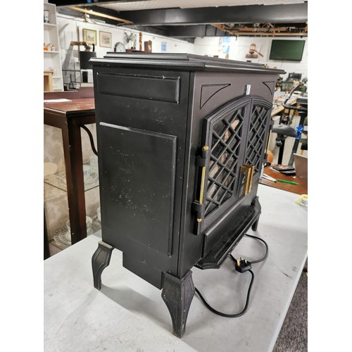 46 - An Electric double door electric fire by Burley Model number 128, 2000w 67cm high  64cm wide, 31cm d... 