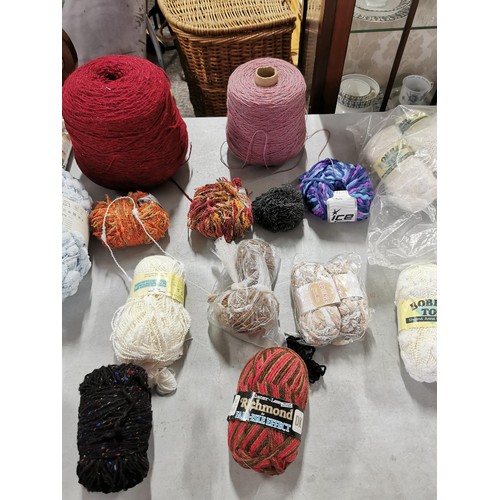 49 - Large quantity of various wool inc Richmond, Boble top, ICE etc in various colours