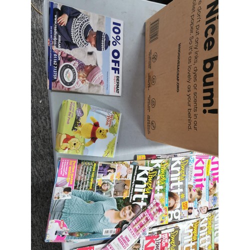 50 - Large quantity of approx 50 knitting magazines inc Simply Knit and Knit Now etc some have their orig... 