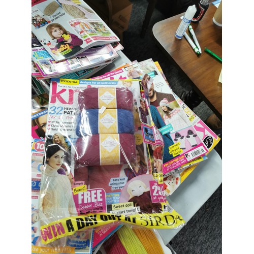 50 - Large quantity of approx 50 knitting magazines inc Simply Knit and Knit Now etc some have their orig... 