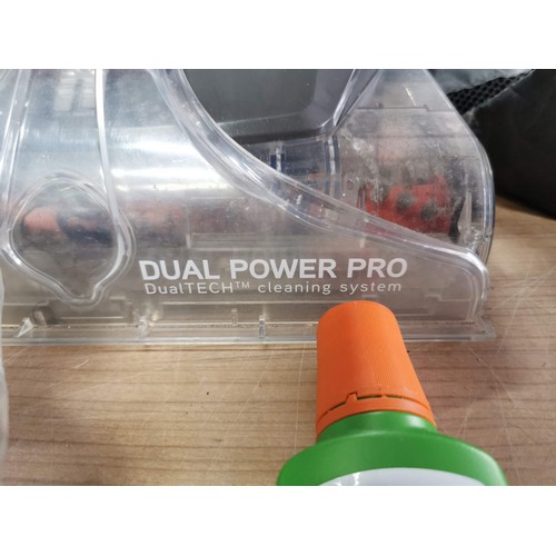 78 - Vax dual power pro carpet washer only used once comes with a full tool kit in a Vax bag