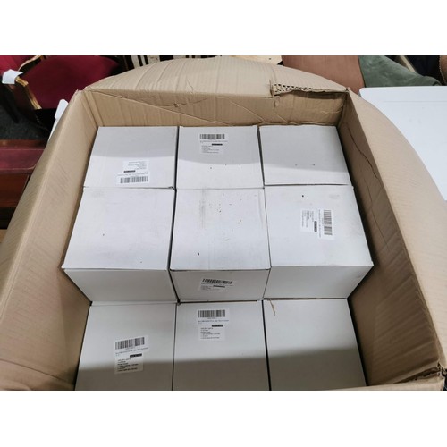 111 - Box containing a quantity of 27x boxes of vanity mirror light kits - as new