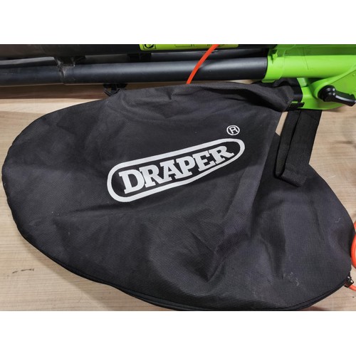 121 - Draper 3000w garden vac and leaf blower in good order