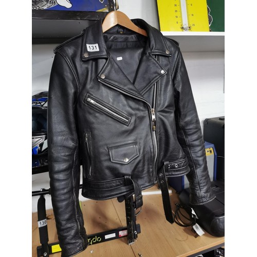 131 - Quantity of ladies motorcycle gear inc size 14 full leather jacket by spada and trousers, motorbike ... 