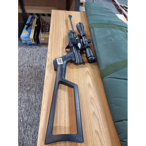 288 - A Crosman air guns .22 co2 air rifle, 