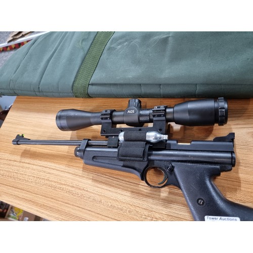 288 - A Crosman air guns .22 co2 air rifle, 