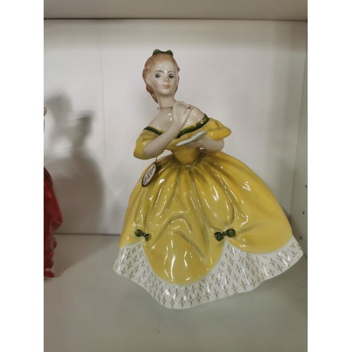 160 - Collection of 4x Royal Doulton lady figurines inc Autumn Breeze, The Last Waltz, Winsome and Hilary,... 