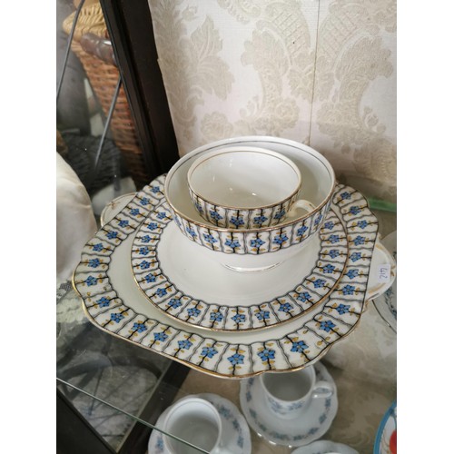 176 - Large collection of ceramics inc 19 piece Aynsley set inc 5 trios, cake plate etc, along with a 23 p... 