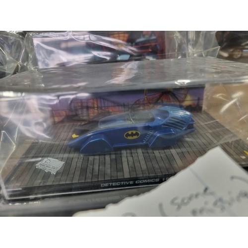 176 - A large collection of 15x Batman automobilia die-cast model cars from the Eaglemoss collection to in... 