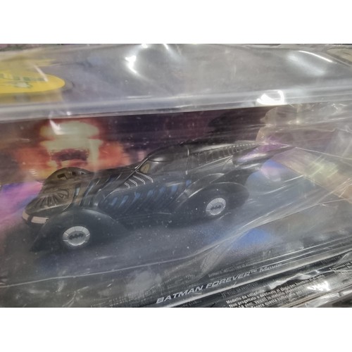 176 - A large collection of 15x Batman automobilia die-cast model cars from the Eaglemoss collection to in... 