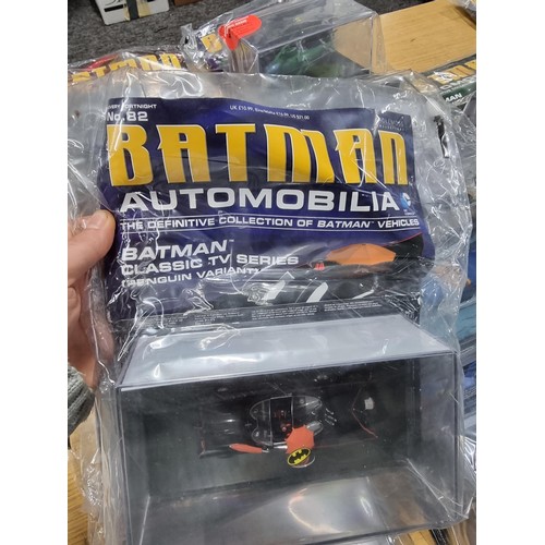 178 - A large collection of 15x Batman automobilia die-cast model cars from the Eaglemoss collection to in... 