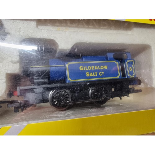 189 - A brand new in box Hornby R3211 Gildenlowe salt co 0-4-0 industrial tank locomotive.