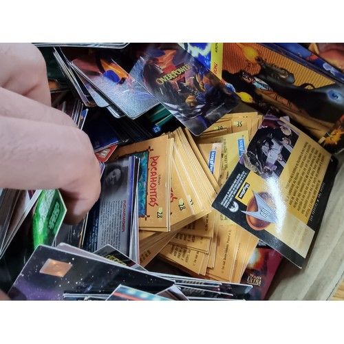 200 - A box containing a large quantity of various collectors and trading cards to include DC Overpower, D... 