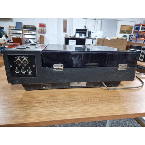 201 - A Pye blackbox model 1022 record player and speakers with BSR P128R deck the record player has port ... 