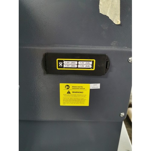 65 - A refurbished HOME electronic steel safe with shelf complete with keys