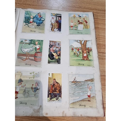 236 - A good scrap album complete to the end filled with mostly  early vintage Christmas and greeting card... 