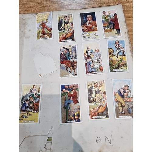 236 - A good scrap album complete to the end filled with mostly  early vintage Christmas and greeting card... 