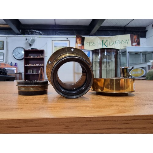 247 - A rare J.H Dalmeyer camera lens in excellent condition, and all in good order. Serial number is 6875... 