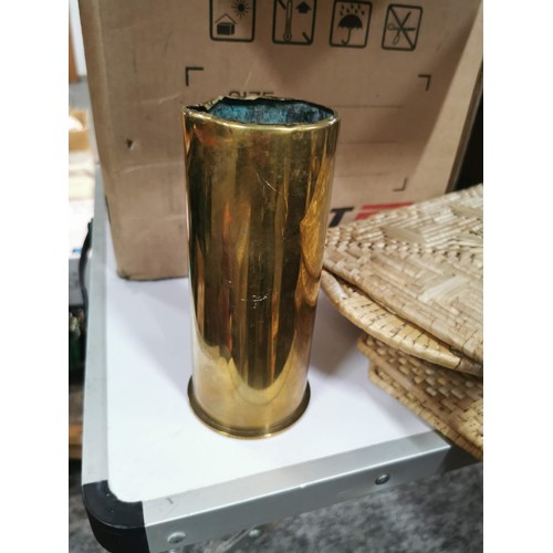 280 - 3x boxes containing a large quantity of collectables inc brass compendium, 2x boxed floral magic gla... 