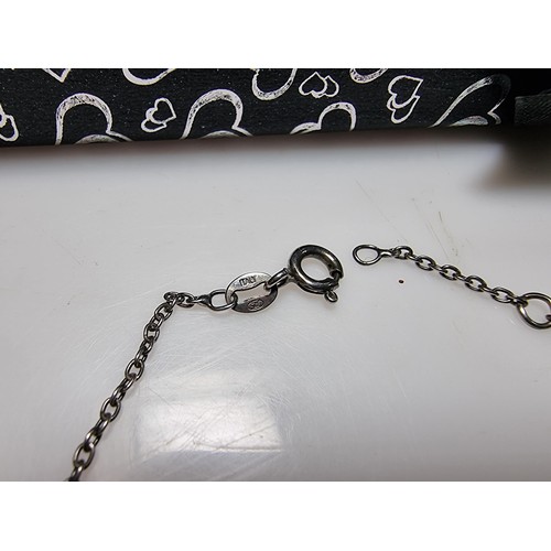 291 - A 925 silver bracelet with a tree charm in good clean condition, boxed. Length of 7