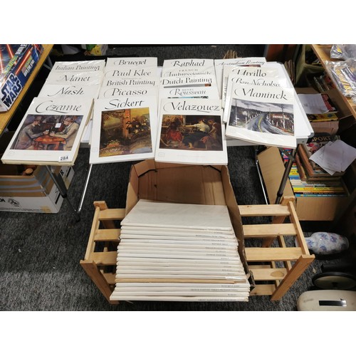 284 - Quantity of 37x Express art books on various artists each book contains a selection of plates, artis... 