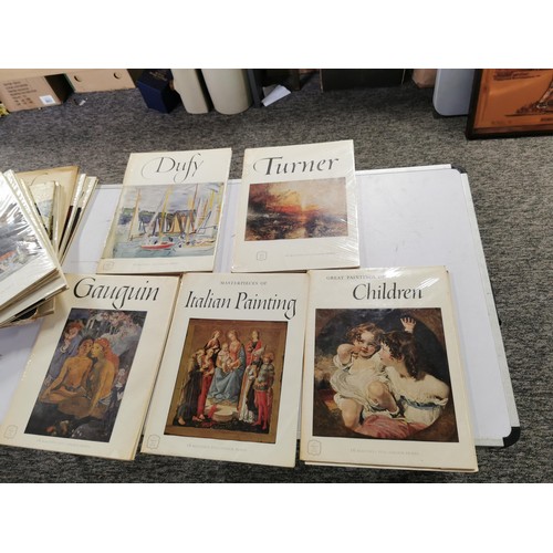 22 - Large collection of 14x art books by express art books inc Picasso, Van Gogh, Turner, Rembrant all w... 