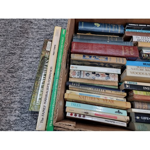 264 - A box full of wildlife books from various Authors including David Attenborough. Please study photos ... 