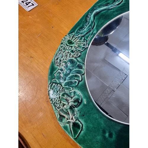 248 - An unused Bridale lamp which features 3 hand blown glass stems, featuring fibre wicks which are to b... 